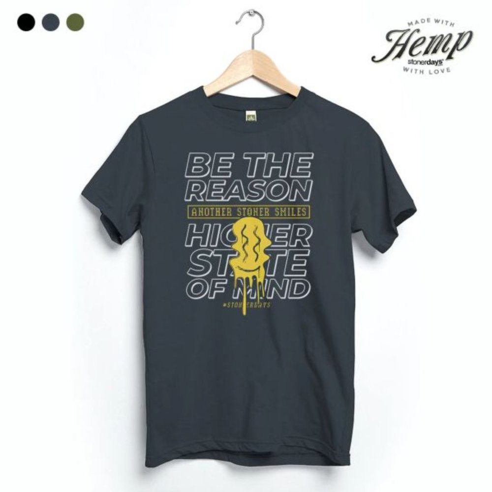 Be the Reason Hemp Tee - Smoke Grey
